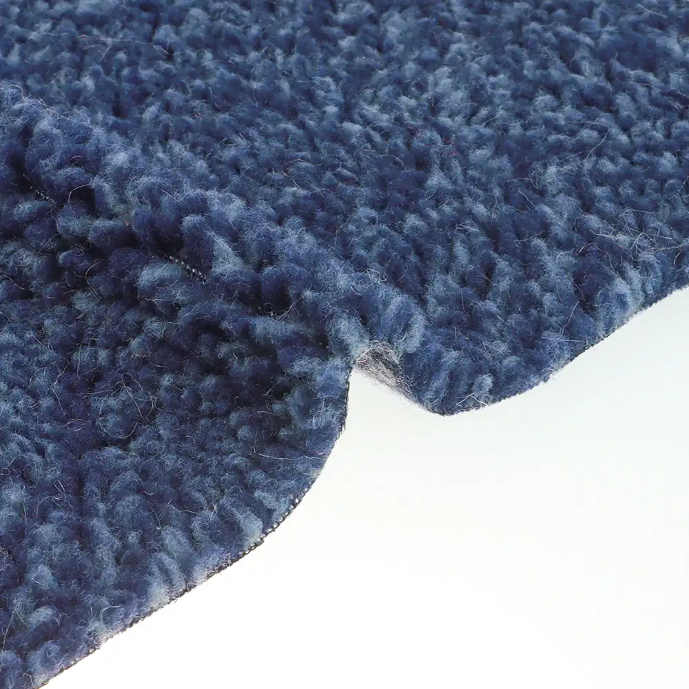 China Fabric for Overcoat,Bomber Jacket,Trench Coat Sherpa Knit Fabric Polyester navy blue color buy from China wholesaler bulk order at wholesale price free worldwide shipping Alibaba