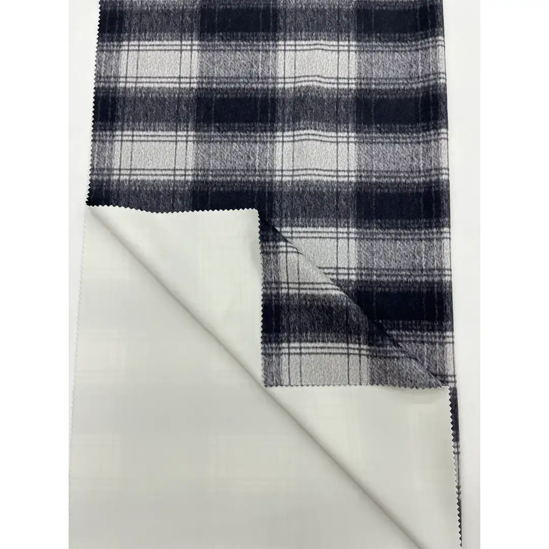 China Fabric for Jacket,Pants,Blazer Weft Suede Knit Fabric Polyester Elastane 灰色 color buy from China wholesaler bulk order at wholesale price free worldwide shipping Alibaba