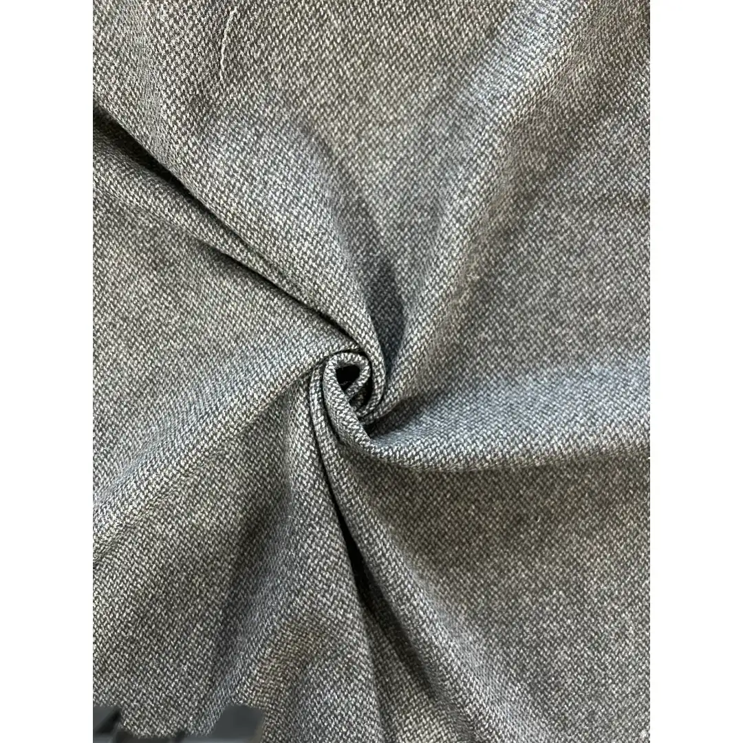 China Fabric for Blazer,Overcoat,Suit Woolen Herringbone Woolen Wool Polyester Chemical Fiber 黑灰小人字 color buy from China wholesaler bulk order at wholesale price free worldwide shipping Alibaba