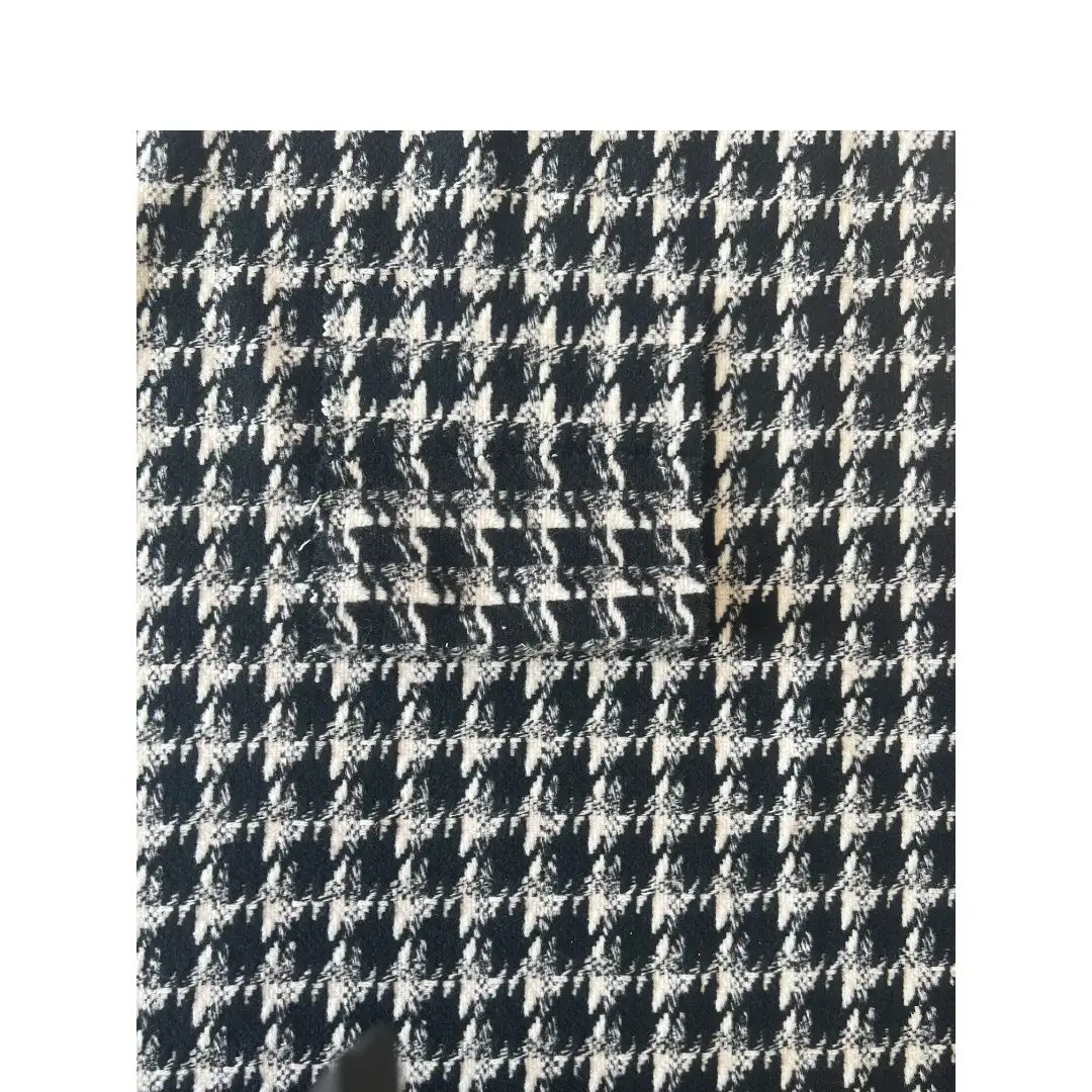 China Fabric for Blazer,Suit,Skirt Woolen Tweed Woolen Chemical Fiber Wool 黑白大千鸟 color buy from China wholesaler bulk order at wholesale price free worldwide shipping Alibaba