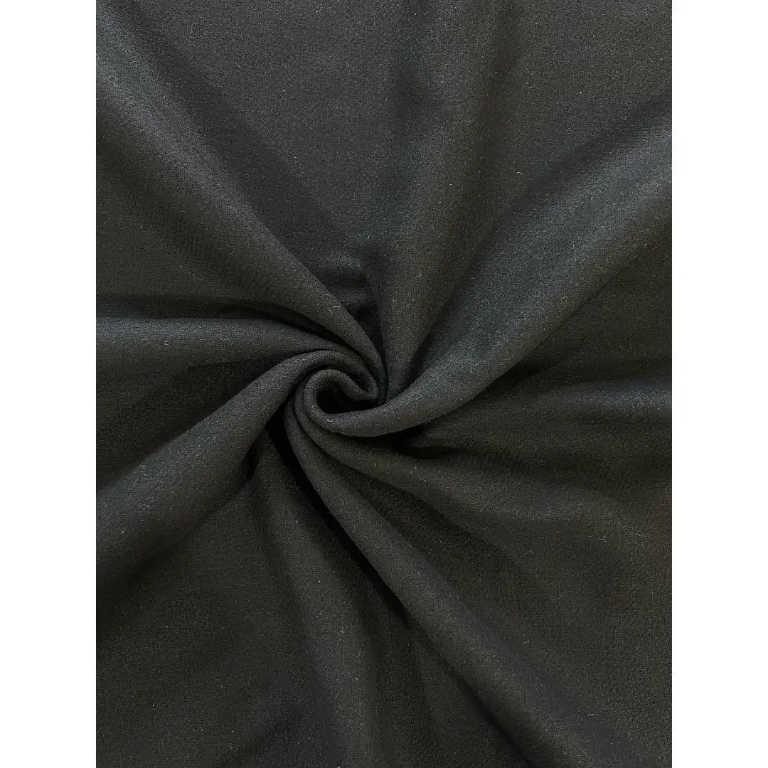 China Fabric for Blazer,Suit,Overcoat Woolen Twill Woolen Wool Polyester 黑色 color buy from China wholesaler bulk order at wholesale price free worldwide shipping Alibaba