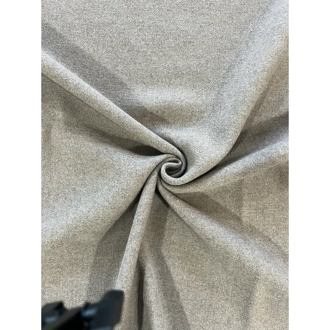 China Fabric for Blazer,Suit,Overcoat Woolen Twill Woolen Chemical Fiber 混米灰神州呢 color buy from China wholesaler bulk order at wholesale price free worldwide shipping Alibaba