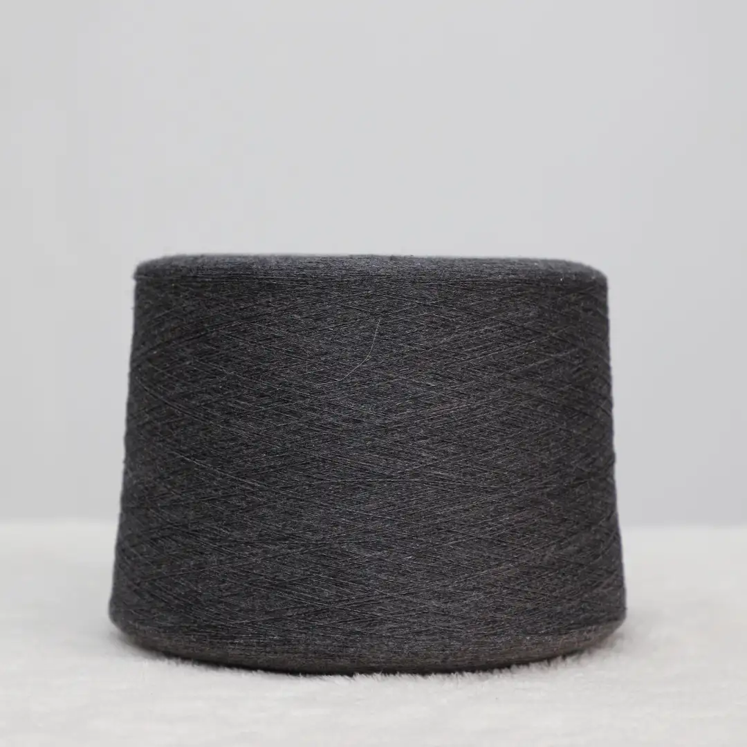 China Yarn for Round Neck Pullover (Sweater),T-shirt (Sweater),Polo T-shirt (Sweater),Hoodie  (Sweater) Ring Spun Regular Yarn BCI Cotton Dark Gray color buy from China wholesaler bulk order at wholesale price free worldwide shipping Alibaba