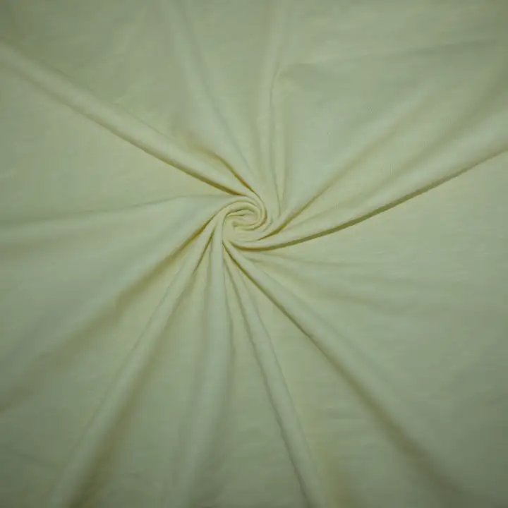 India Fabric for Shirt,Blouse,Crop Top Cotton Slub Natural Woven Fabric Cotton Spandex Yellow color buy from India wholesaler bulk order at wholesale price free worldwide shipping Alibaba