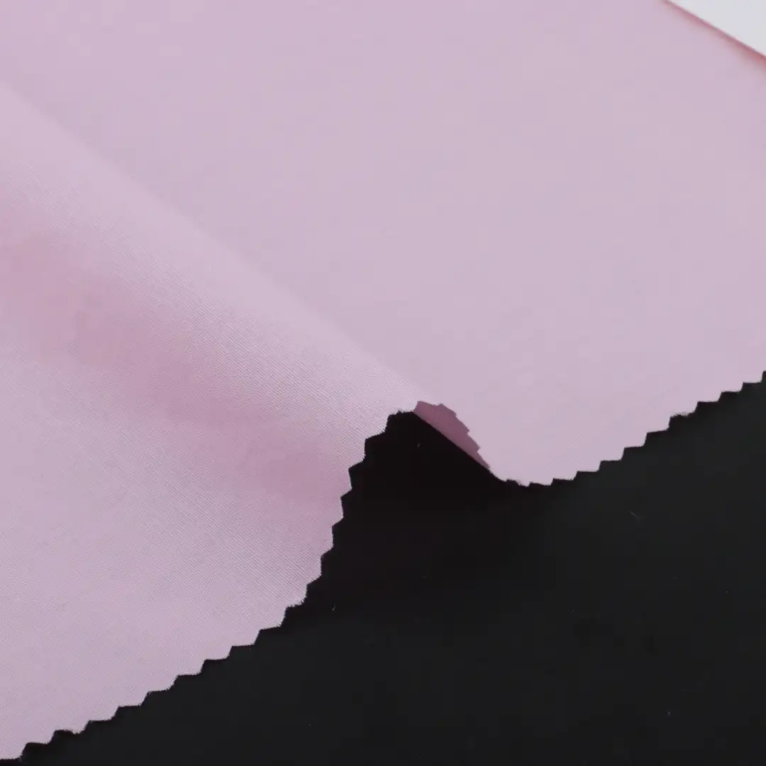 China Fabric for Blouse,Crop Top,Skirt Cotton Poplin Natural Woven Fabric Cotton Pink color buy from China wholesaler bulk order at wholesale price free worldwide shipping Alibaba