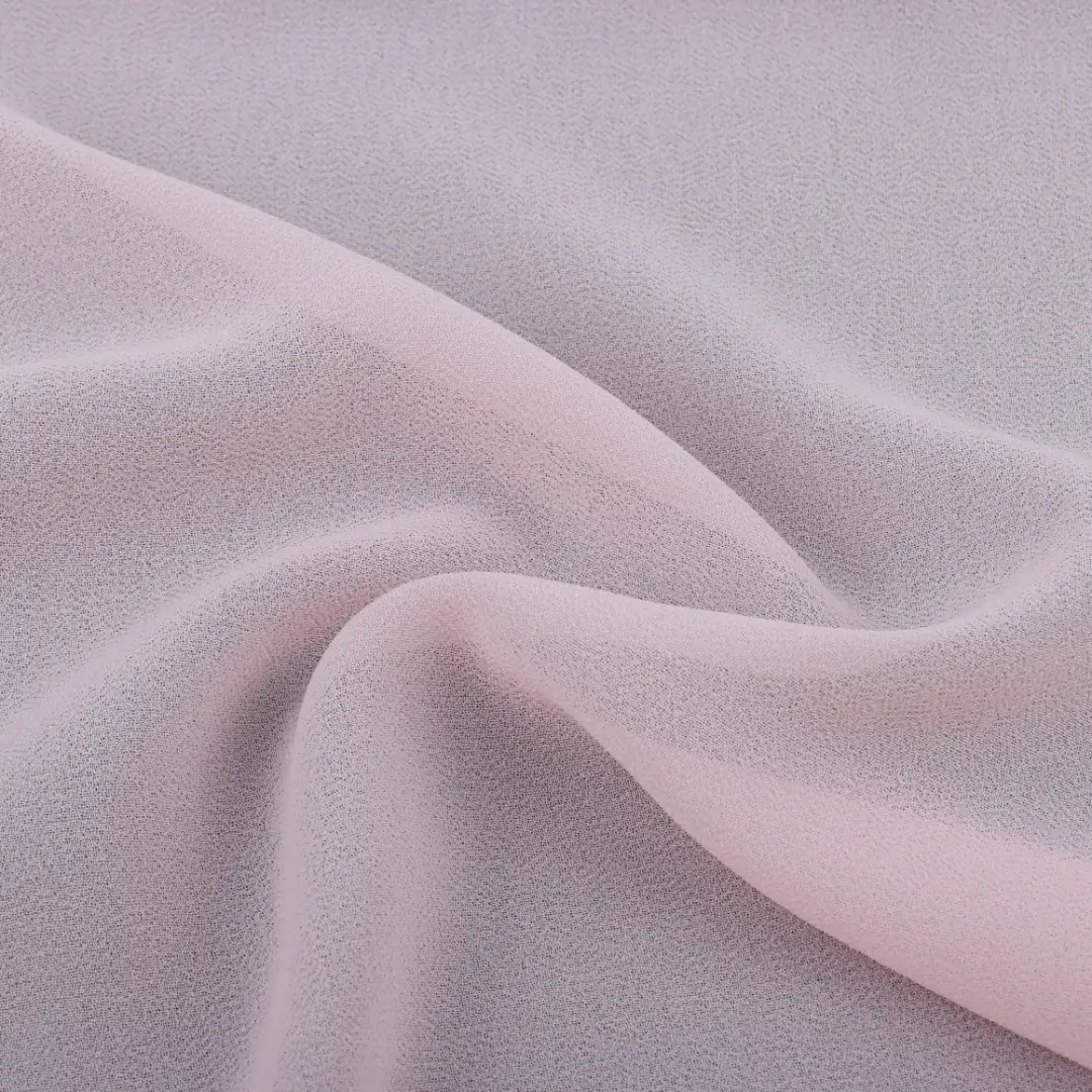 China Fabric for Blouse,Crop Top,Lingerie Chiffon Synthetic Woven Fabric Polyester Pink color buy from China wholesaler bulk order at wholesale price free worldwide shipping Alibaba