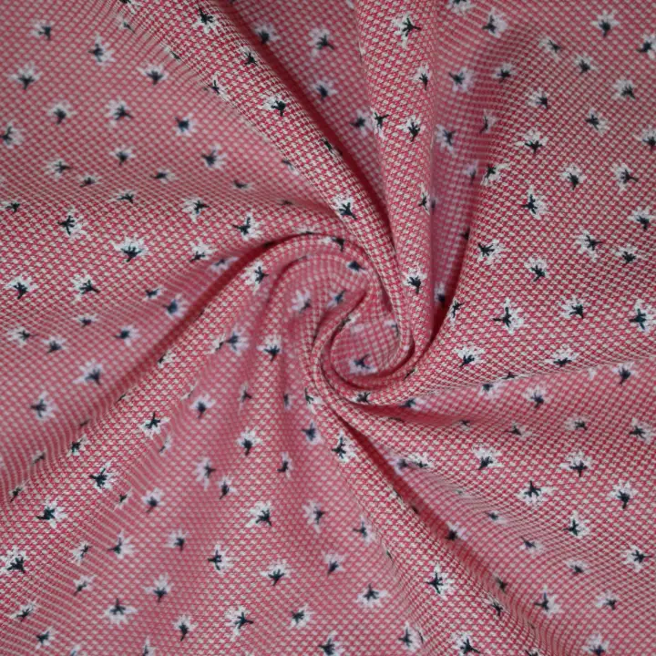 India Fabric for Shirt Cotton YD Oxford Natural Woven Fabric Cotton Red YD Printed color buy from India wholesaler bulk order at wholesale price free worldwide shipping Alibaba