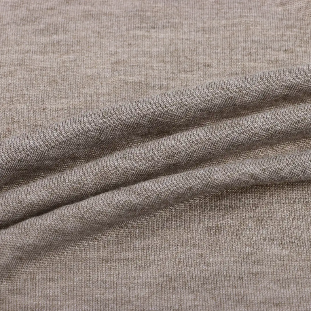China Fabric for Loungewear Single Jersey Knit Fabric Wool Modal Brown color buy from China wholesaler bulk order at wholesale price free worldwide shipping Alibaba