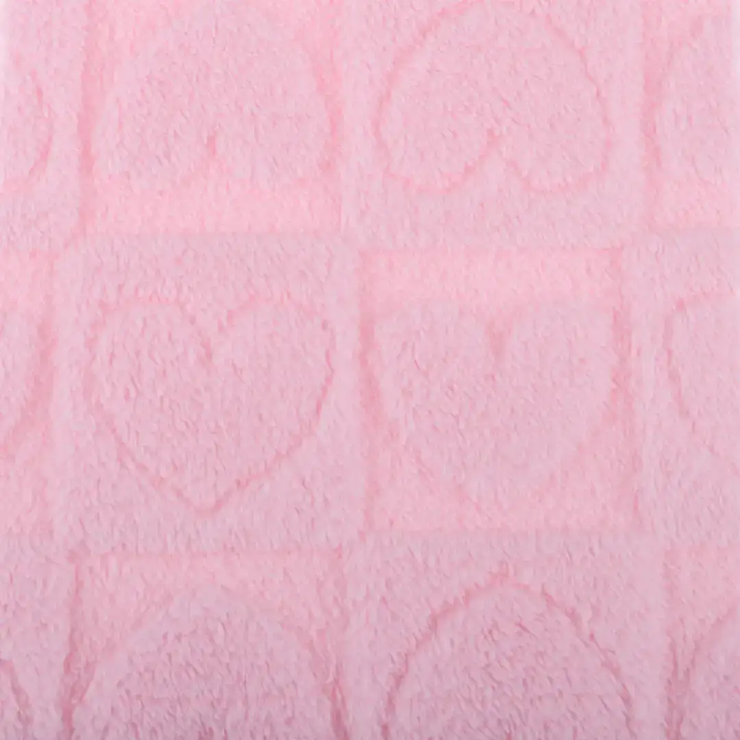 China Fabric for Pajamas Fleece Knit Fabric Polyester Pink color buy from China wholesaler bulk order at wholesale price free worldwide shipping Alibaba