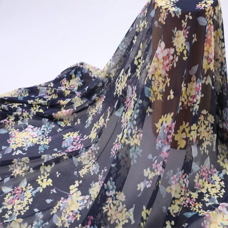 China Fabric for Shirt,Skirt Lace Knit Fabric Spandex Polyester Black color buy from China wholesaler bulk order at wholesale price free worldwide shipping Alibaba