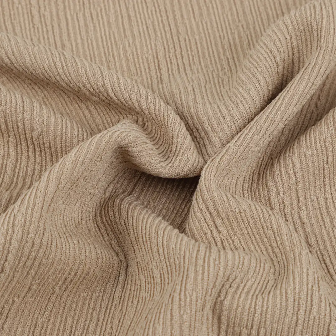 China Fabric for Blouse,Crop Top,Lingerie,Skirt Cotton YD Flannel Natural Woven Fabric Polyester Spandex DK BEIGE color buy from China wholesaler bulk order at wholesale price free worldwide shipping Alibaba