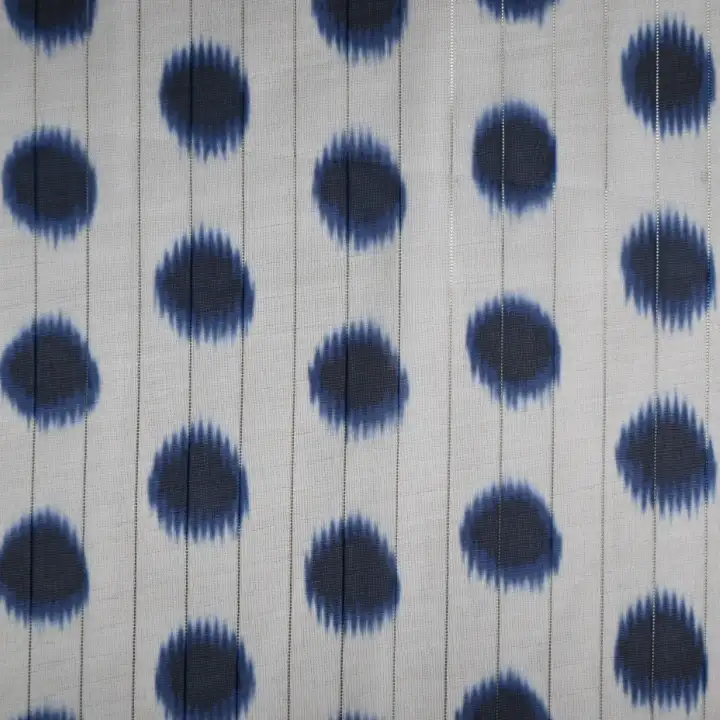 India Fabric for Blouse Polyester chiffon Synthetic Woven Fabric Polyester Lurex Dot Print color buy from India wholesaler bulk order at wholesale price free worldwide shipping Alibaba