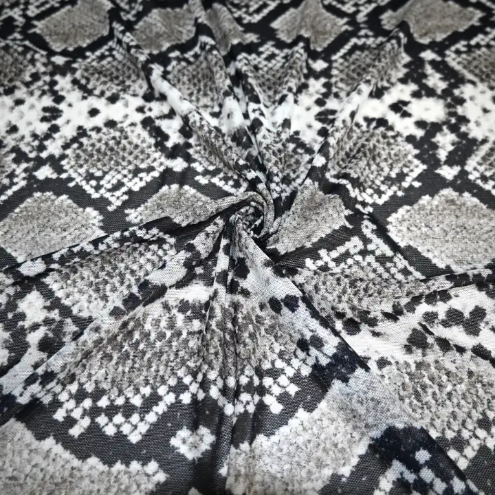 India Fabric for Blouse Polyester Spandex Mesh Knit Fabric Polyester Spandex Printed color buy from India wholesaler bulk order at wholesale price free worldwide shipping Alibaba