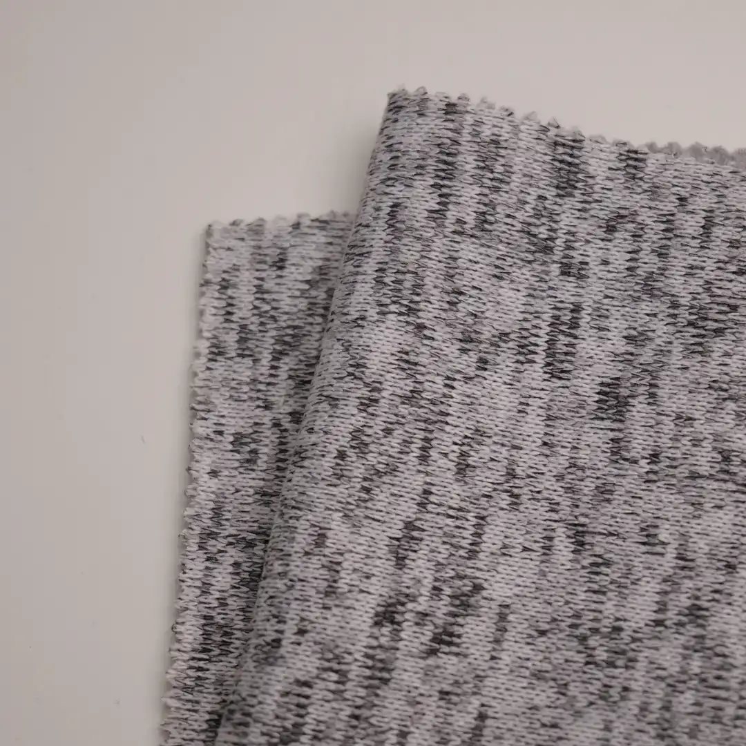 China Fabric for Open Cardigan  Hacci Knit Fabric Polyester grey color buy from China wholesaler bulk order at wholesale price free worldwide shipping Alibaba