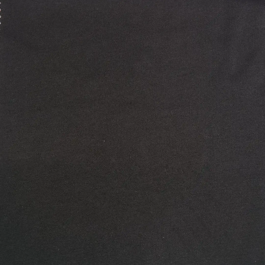 China Fabric for Jackets Ponte Roma Knit Fabric Polyester Spandex black color buy from China wholesaler bulk order at wholesale price free worldwide shipping Alibaba
