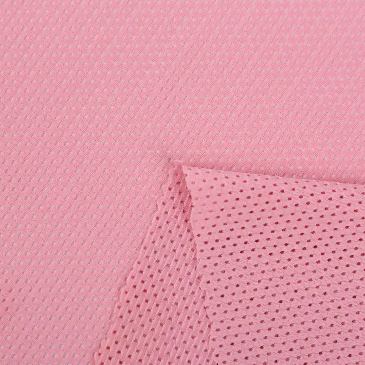 China Fabric for Yoga Pants,Swim shorts,Sports Bras Mesh Knit Fabric Polyester Spandex Pink color buy from China wholesaler bulk order at wholesale price free worldwide shipping Alibaba