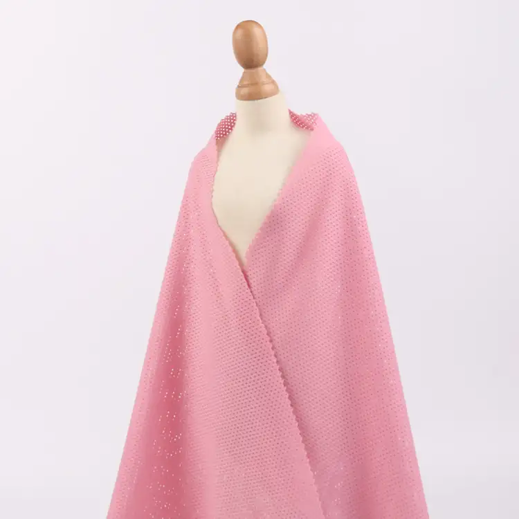 China Fabric for Yoga Pants,Swim shorts,Sports Bras Mesh Knit Fabric Polyester Spandex Pink color buy from China wholesaler bulk order at wholesale price free worldwide shipping Alibaba