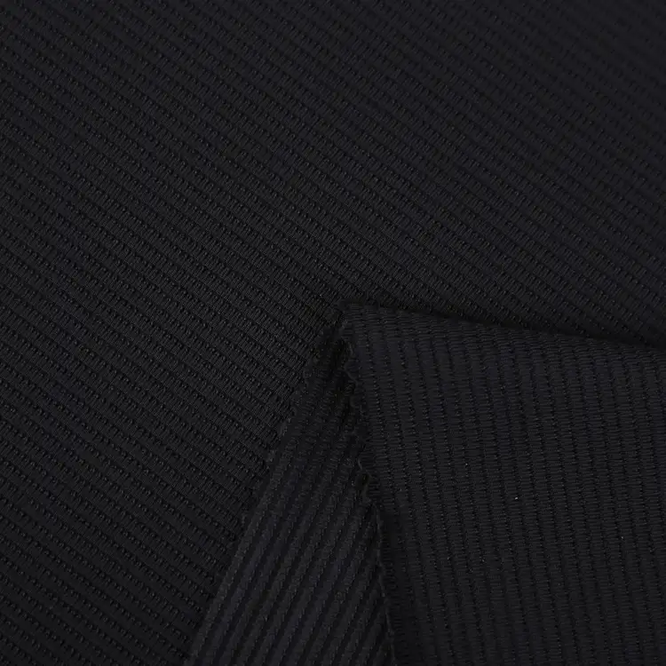 China Fabric for Swimsuits,Yoga Pants,Swim shorts,Sports Bras Weft Jacquard Knit Fabric Nylon Spandex Black color buy from China wholesaler bulk order at wholesale price free worldwide shipping Alibaba