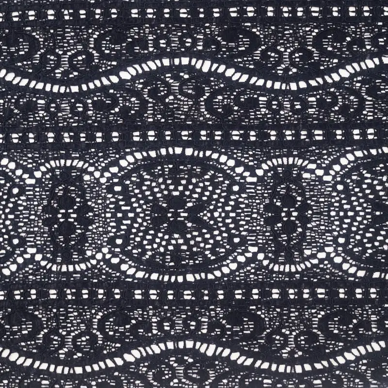 China Fabric for Shirt,T-Shirt,Skirt Lace Knit Fabric Nylon Spandex Black color buy from China wholesaler bulk order at wholesale price free worldwide shipping Alibaba