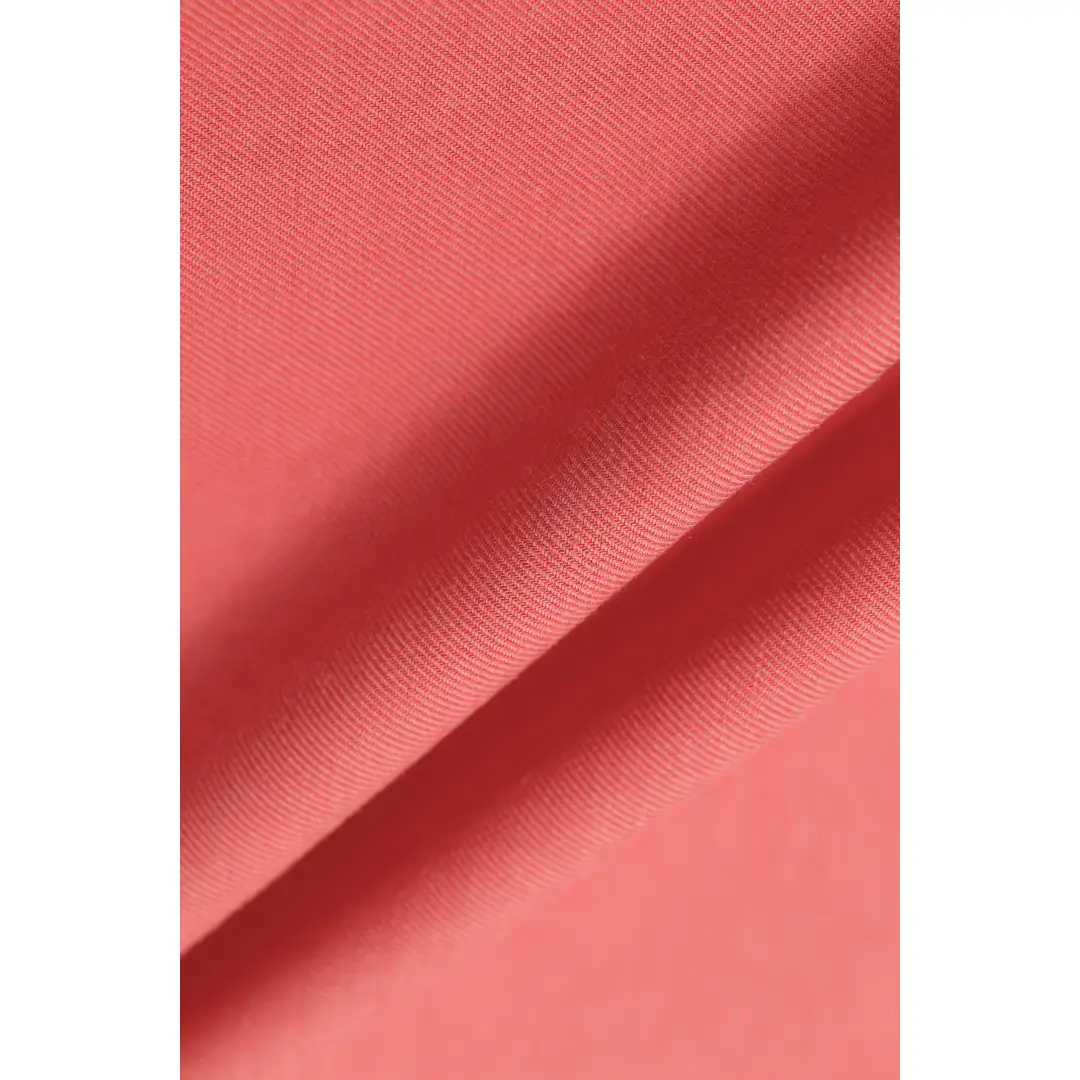 China Fabric for Blouse,Uniform,Shirt Long Sleeve Button ,Shirt Half Sleeve Button ,Over Shirt Cotton Twill Natural Woven Fabric Tencel Cotton RED color buy from China wholesaler bulk order at wholesale price free worldwide shipping Alibaba
