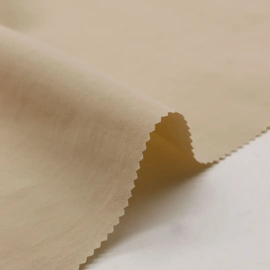 China Fabric for Blouse,Skirt,Shirt Long Sleeve Button ,Over Shirt Nylon Crepe Synthetic Woven Fabric Nylon Khaki color buy from China wholesaler bulk order at wholesale price free worldwide shipping Alibaba