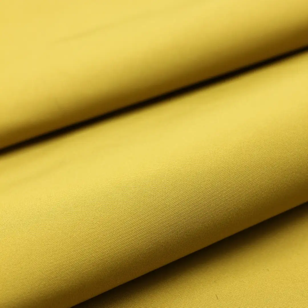 China Fabric for Shirt,Blouse,Shirt Long Sleeve Button ,Over Shirt Polyester Memory Fabric Synthetic Woven Fabric Polyester YELLOW color buy from China wholesaler bulk order at wholesale price free worldwide shipping Alibaba