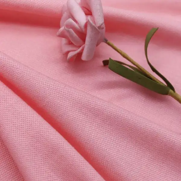 China Fabric for Jackets,Hoodie,Sweatshirt Interlock Knit Fabric Polyester Spandex pink color buy from China wholesaler bulk order at wholesale price free worldwide shipping Alibaba