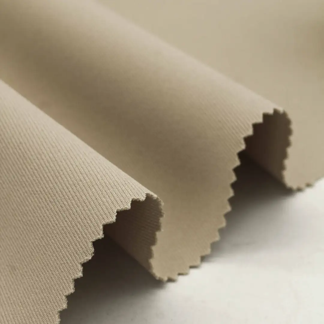 China Fabric for Blazer,Suit Bonded fabric Bonded fabric Polyester Acetate Khaki color buy from China wholesaler bulk order at wholesale price free worldwide shipping Alibaba