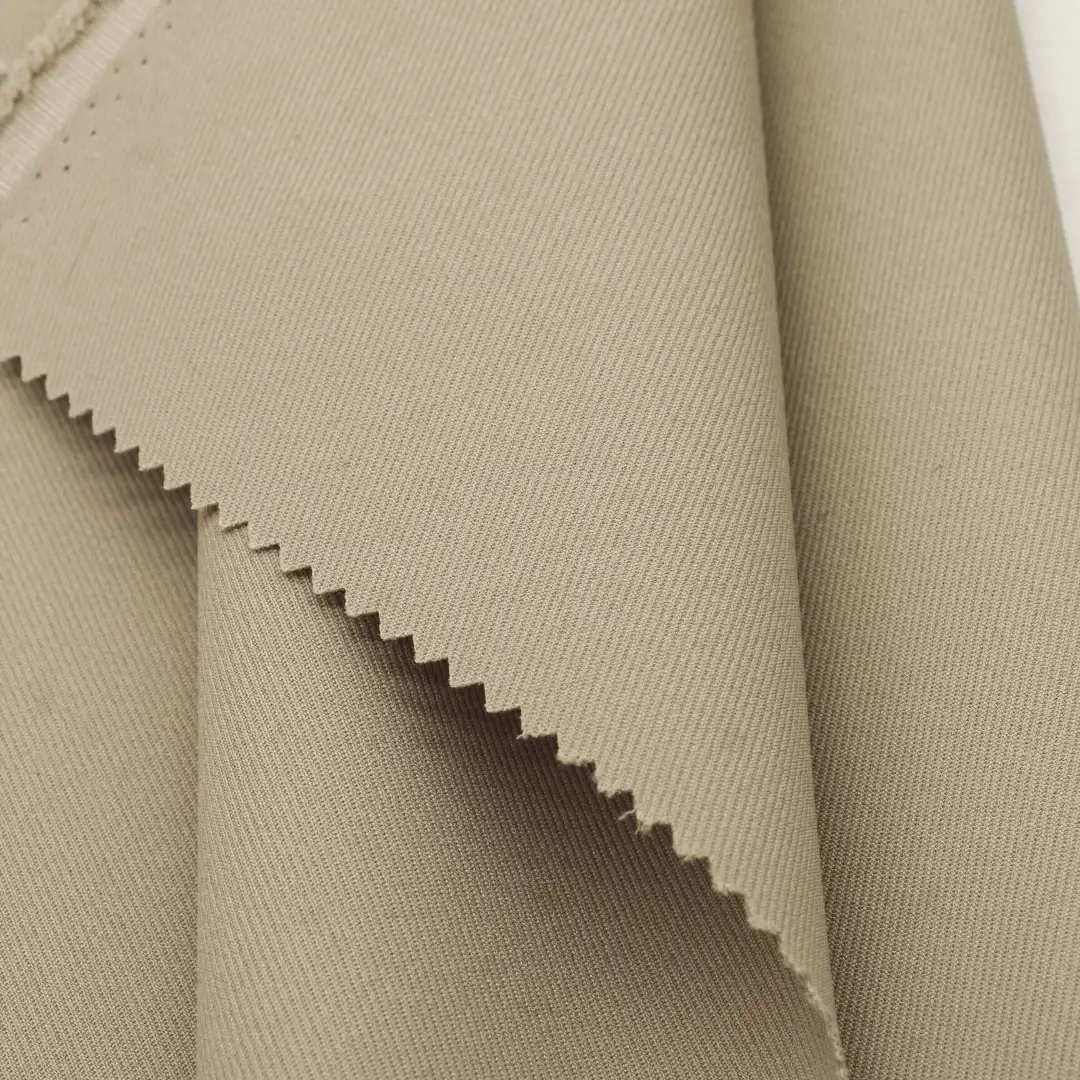 China Fabric for Blazer,Suit Bonded fabric Bonded fabric Polyester Acetate Khaki color buy from China wholesaler bulk order at wholesale price free worldwide shipping Alibaba