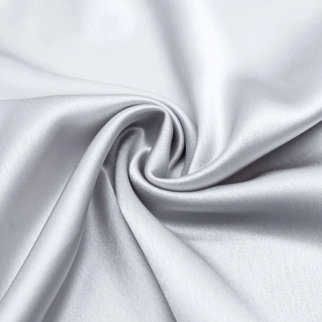 China Fabric for Blazer,Blouse Cotton Twill Natural Woven Fabric Acetate Polyester Silver-white color buy from China wholesaler bulk order at wholesale price free worldwide shipping Alibaba