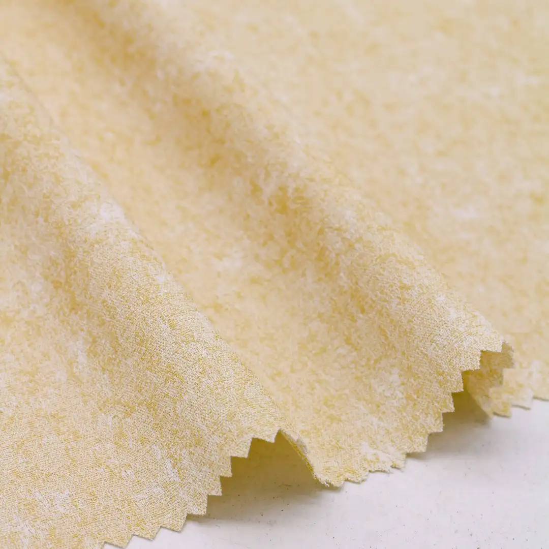 China Fabric for Blouse,Skirt Cotton Plain Natural Woven Fabric Polyester YELLOW color buy from China wholesaler bulk order at wholesale price free worldwide shipping Alibaba