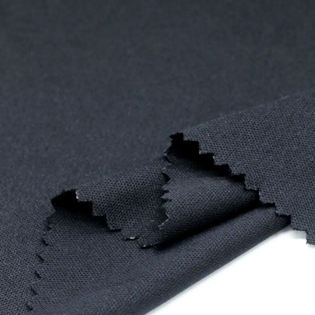 China Fabric for Interlining Interlock Knit Fabric Polyester black color buy from China wholesaler bulk order at wholesale price free worldwide shipping Alibaba