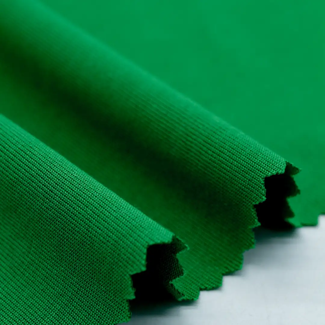 China Fabric for T-Shirt,Polo Shirt,Crew Neck Pullover  Single Jersey Knit Fabric Cotton Polyester green color buy from China wholesaler bulk order at wholesale price free worldwide shipping Alibaba
