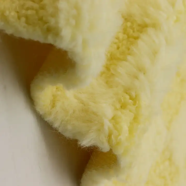 China Fabric for Crop Top Tricot Brush Knit Fabric Polyester YELLOW color buy from China wholesaler bulk order at wholesale price free worldwide shipping Alibaba