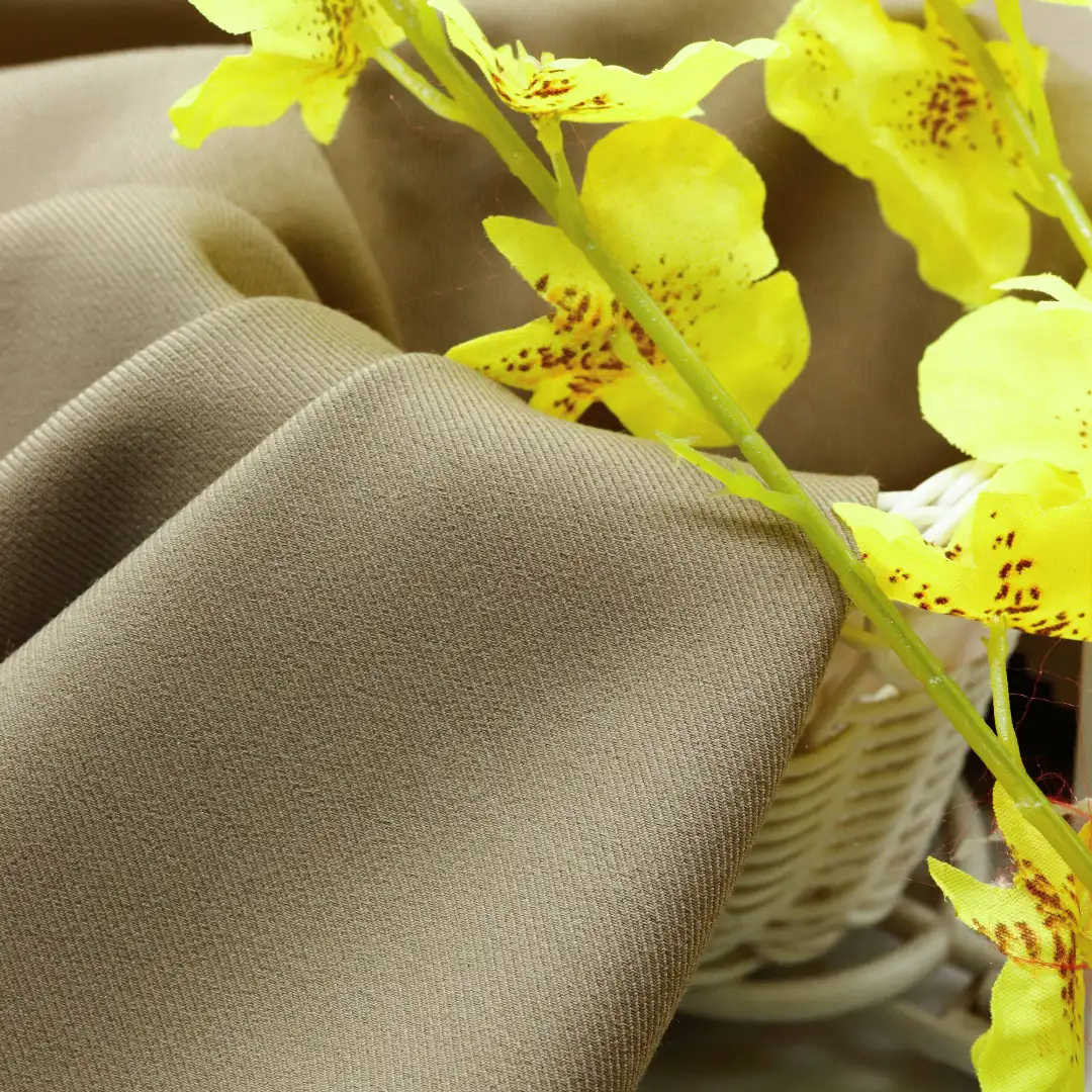 China Fabric for Pants,Blazer,Suit Polyester/Rayon Twill Woven Blended Fabric Polyester Rayon Spandex brown color buy from China wholesaler bulk order at wholesale price free worldwide shipping Alibaba