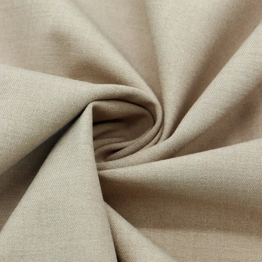 China Fabric for Pants,Blazer,Suit,Uniform Polyester/Rayon Twill Woven Blended Fabric Polyester Rayon Spandex brown color buy from China wholesaler bulk order at wholesale price free worldwide shipping Alibaba