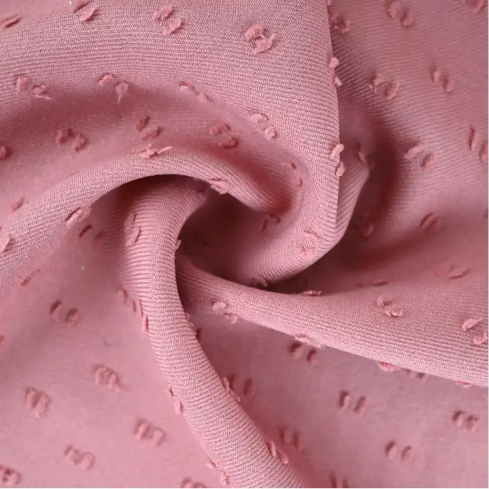 India Fabric for Blazer,Skirt,Suit Polyester Butta Synthetic Woven Fabric Polyester Dusty Rose color color buy from India wholesaler bulk order at wholesale price free worldwide shipping Alibaba