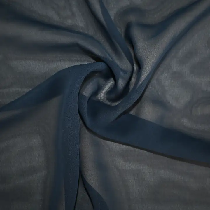 India Fabric for Dresses (Cardigan Open)  Polyester Twill Lining Fabric Synthetic Woven Fabric Polyester Navy color buy from India wholesaler bulk order at wholesale price free worldwide shipping Alibaba