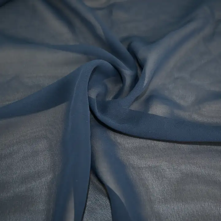 India Fabric for Dresses (Cardigan Open)  Polyester Twill Lining Fabric Synthetic Woven Fabric Polyester Navy color buy from India wholesaler bulk order at wholesale price free worldwide shipping Alibaba