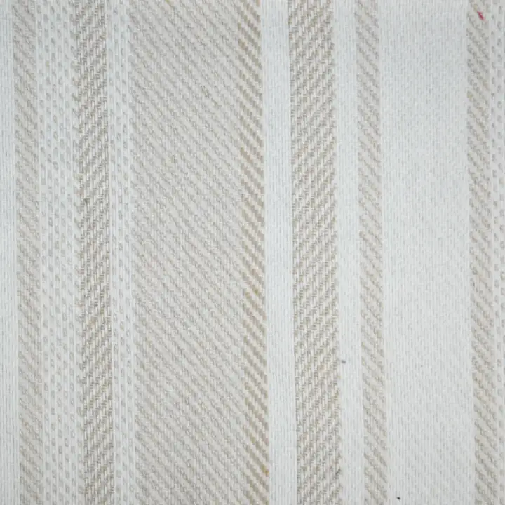 India Fabric for Jackets Jacquard Synthetic Woven Fabric Cotton White Brown color buy from India wholesaler bulk order at wholesale price free worldwide shipping Alibaba
