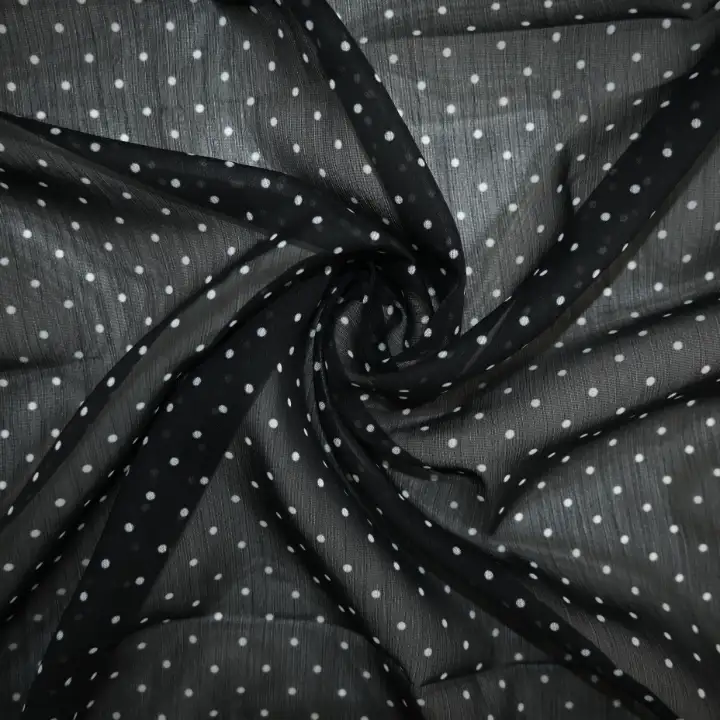 India Fabric for Blouse Chiffon Synthetic Woven Fabric Polyester Printed color buy from India wholesaler bulk order at wholesale price free worldwide shipping Alibaba