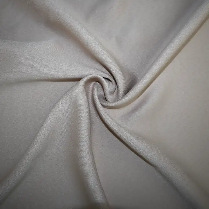 India Fabric for Shirt Polyester Satin Synthetic Woven Fabric Polyester Peach color buy from India wholesaler bulk order at wholesale price free worldwide shipping Alibaba