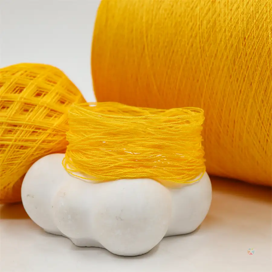 China Yarn for Knitted Jacket (Sweater),Round Neck Pullover (Sweater),Crew Neck Pullover (Sweater),Crop Top Pullover (Sweater) Core Spun Yarn Regular Yarn Acrylic Rayon Polyester 18 color buy from China wholesaler bulk order at wholesale price free worldwide shipping Alibaba