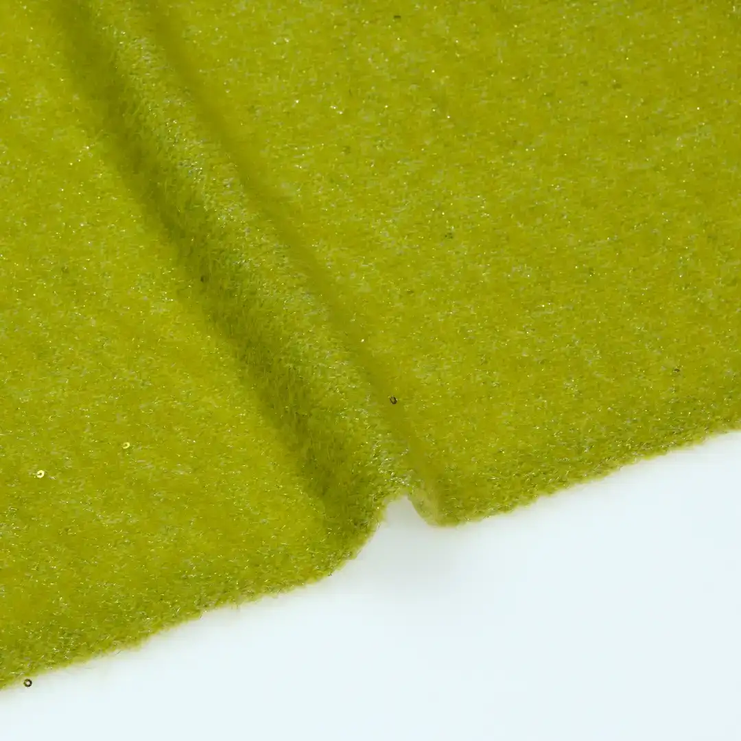 China Yarn  Mossy Yarn Fancy Yarn Acrylic Elastane Polyester green color buy from China wholesaler bulk order at wholesale price free worldwide shipping Alibaba