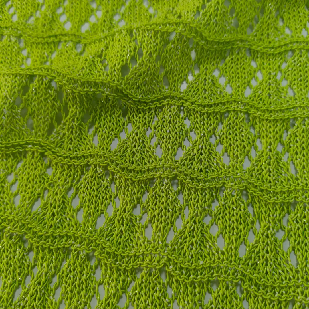 China Yarn for Open Cardigan (Sweater),Round Neck Pullover (Sweater),Crop Top Pullover (Sweater) Twisted Yarn Twisted Yarn Recycled Polyester BCI Cotton Lurex 绿色 color buy from China wholesaler bulk order at wholesale price free worldwide shipping Alibaba