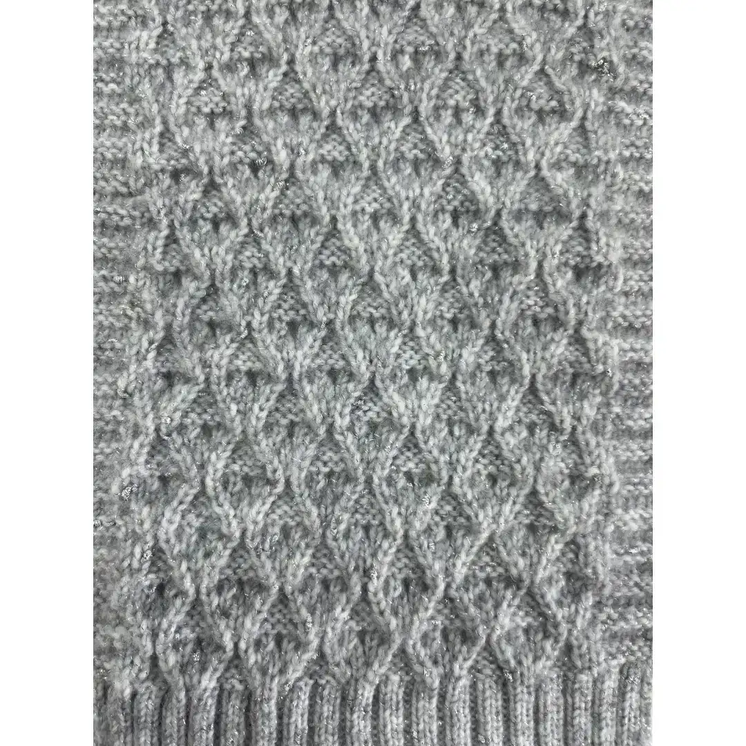 China Yarn for Open Cardigan (Sweater),Round Neck Pullover (Sweater),Crew Neck Pullover (Sweater),Crop Top Pullover (Sweater),Hoodie  (Sweater) Knot Yarn Fancy Yarn Recycled Polyester Metallic fiber Merino Wool Polyester Grayish color buy from China wholesaler bulk order at wholesale price free worldwide shipping Alibaba