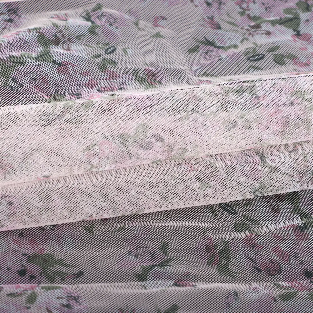 China Fabric for Skirt Mesh Knit Fabric Polyester Printing color buy from China wholesaler bulk order at wholesale price free worldwide shipping Alibaba
