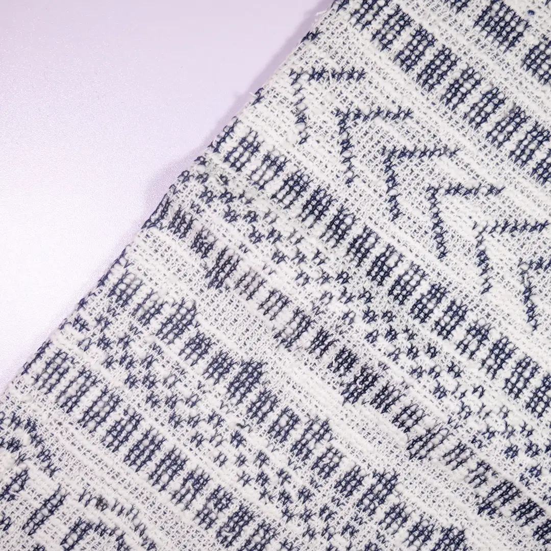 China Fabric for Open Cardigan ,Full-Zipper Cardigan ,Skirt  Jacquard Knit Fabric Cotton Polyester white color buy from China wholesaler bulk order at wholesale price free worldwide shipping Alibaba