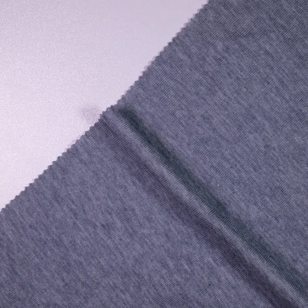 China Fabric for T-Shirt,Pajamas,Loungewear Rib Knit Fabric Tencel Acetate Spandex DarkGary color buy from China wholesaler bulk order at wholesale price free worldwide shipping Alibaba