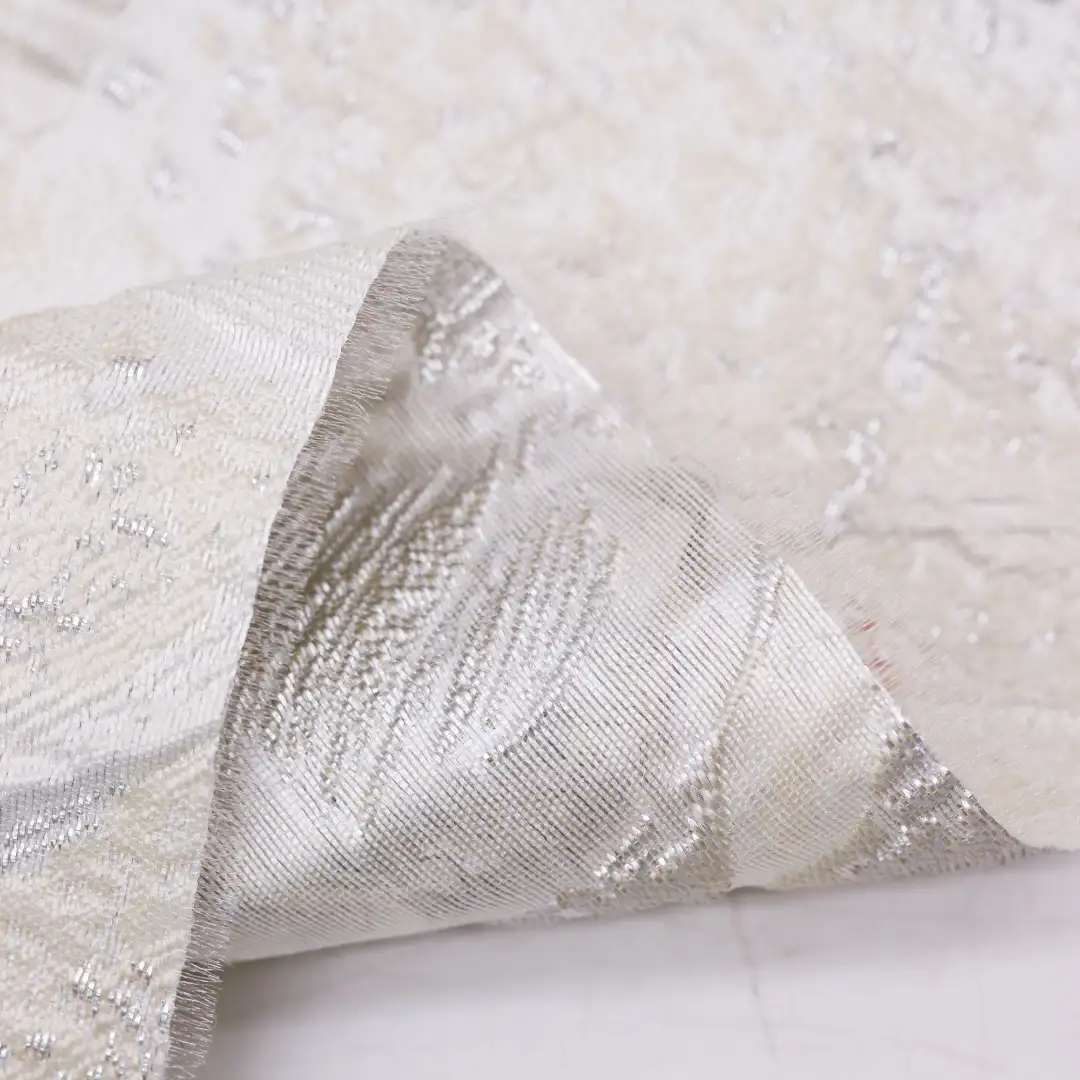 China Fabric for Blouse,Crop Top Jacquard Natural Woven Fabric Polyester Lurex Nylon jacquard color buy from China wholesaler bulk order at wholesale price free worldwide shipping Alibaba